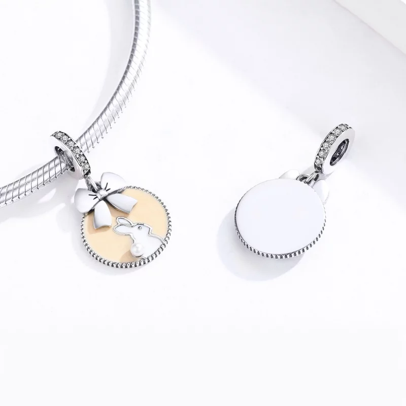 (image pour) Charm Pendant Style PANDORA Lapin - SCC1439 - Afficher 3
