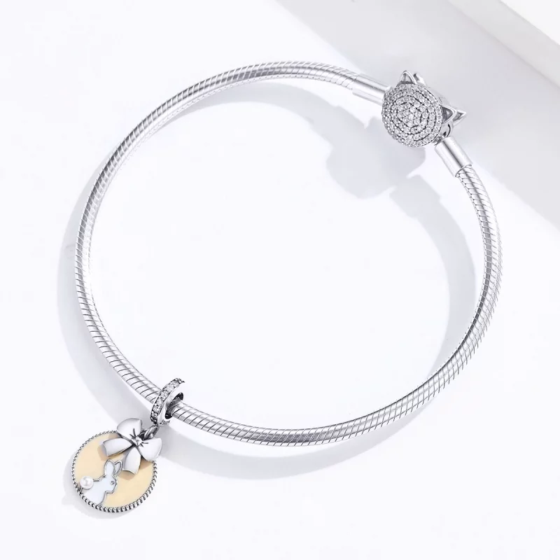 (image pour) Charm Pendant Style PANDORA Lapin - SCC1439 - Afficher 4