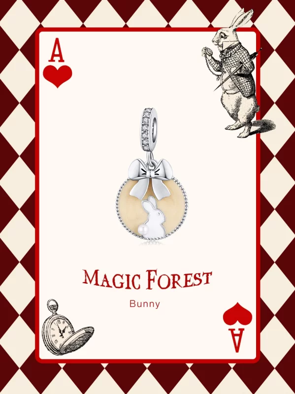 (image pour) Charm Pendant Style PANDORA Lapin - SCC1439 - Afficher 6