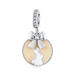 (image pour) Charm Pendant Style PANDORA Lapin - SCC1439