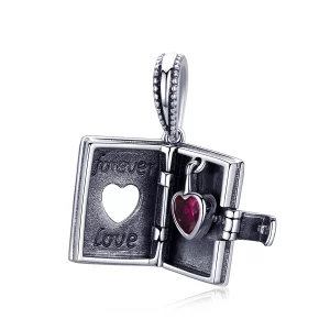 (image pour) Charm Pendant Style PANDORA Lettre d'amour - SCC980