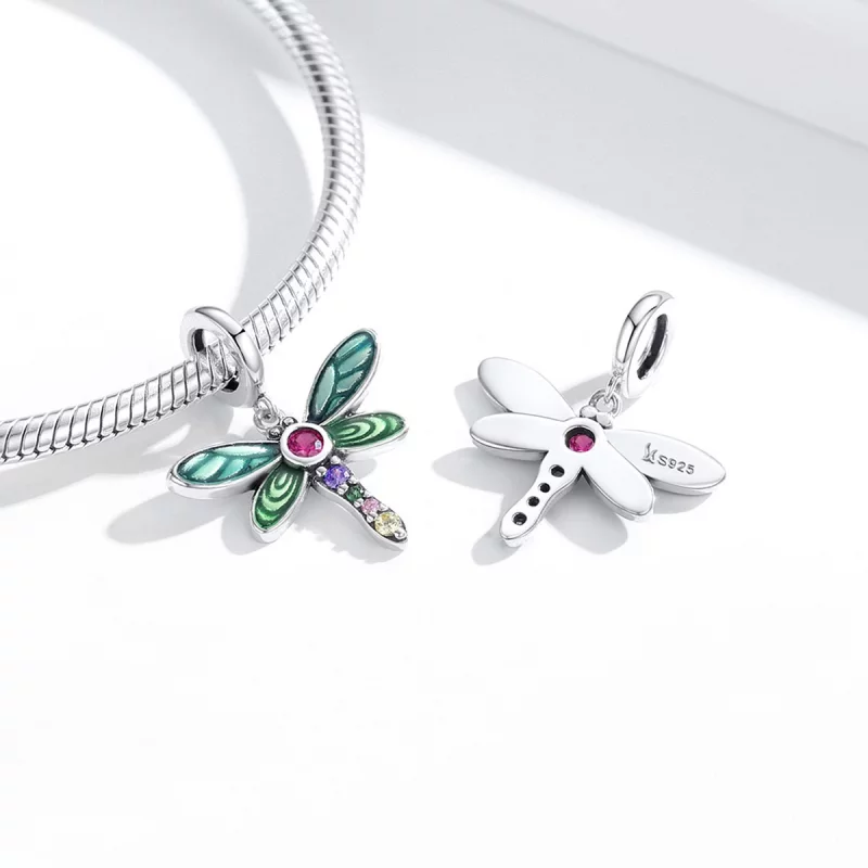 (image pour) Charm Pendant Style PANDORA Libellule brillante - SCC1706 - Afficher 4
