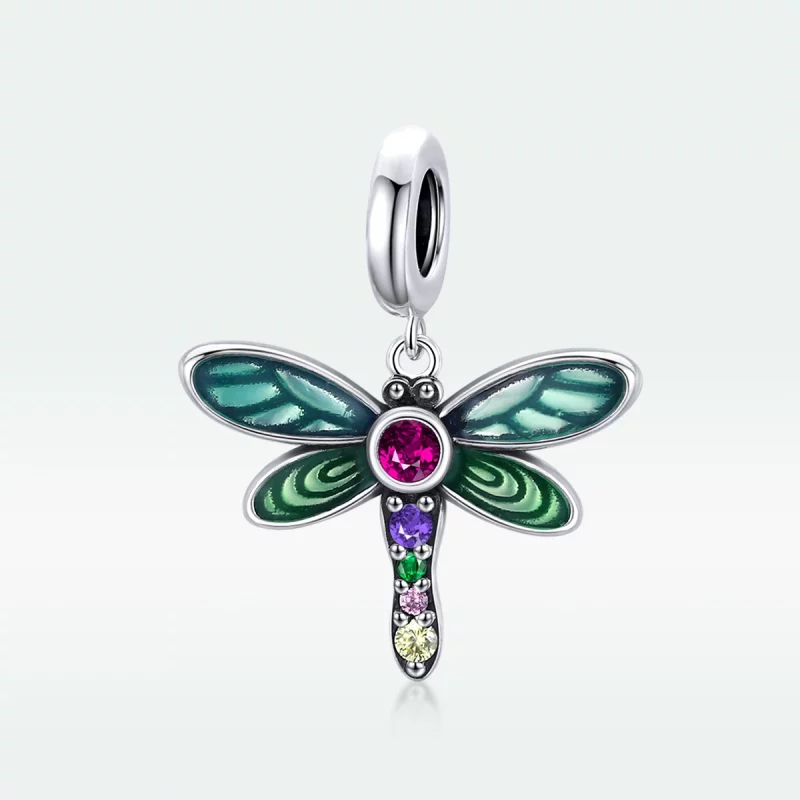 (image pour) Charm Pendant Style PANDORA Libellule brillante - SCC1706 - Afficher 5