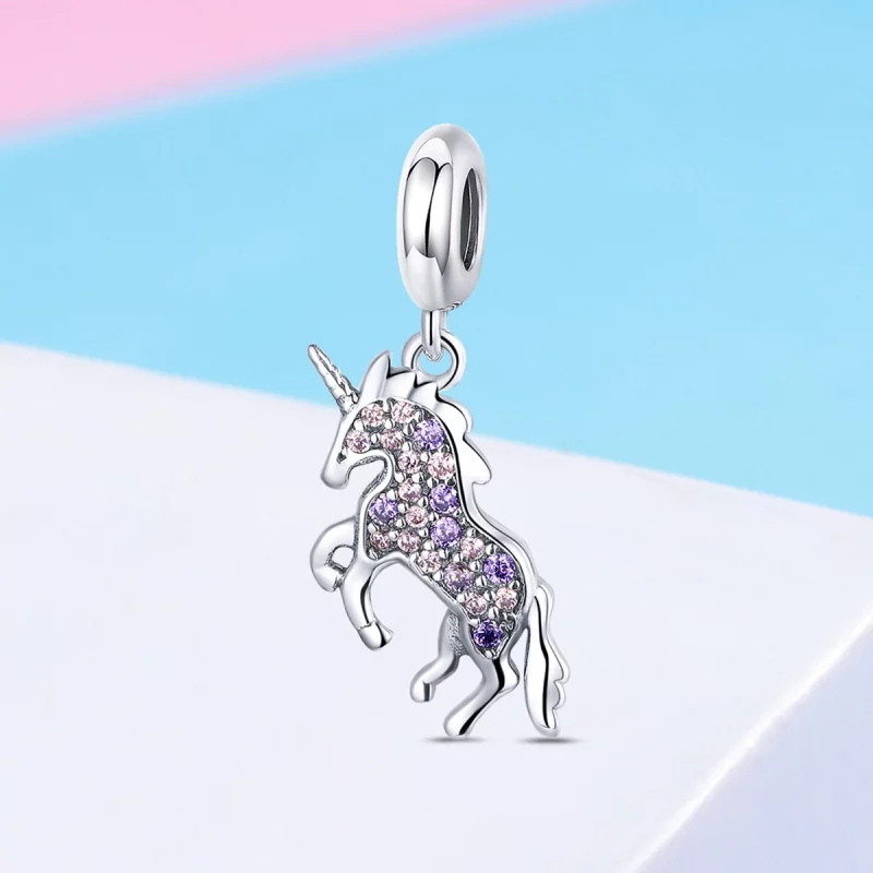 (image pour) Charm Pendant Style PANDORA Licorne - SCC996 - Afficher 2