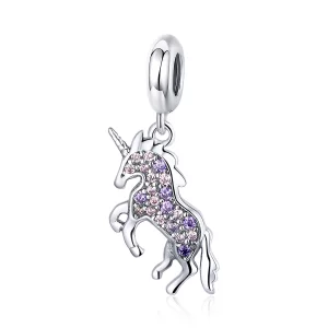 (image pour) Charm Pendant Style PANDORA Licorne - SCC996