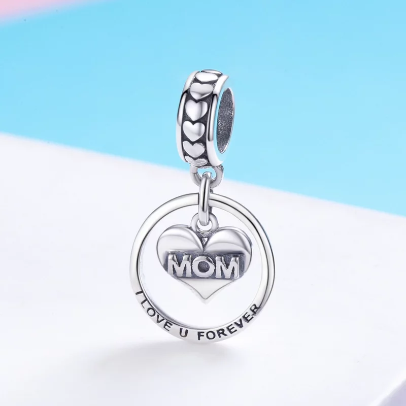 (image pour) Charm Pendant Style PANDORA Maman d'amour - SCC649 - Afficher 3