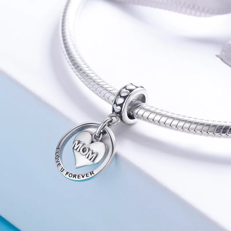 (image pour) Charm Pendant Style PANDORA Maman d'amour - SCC649 - Afficher 4