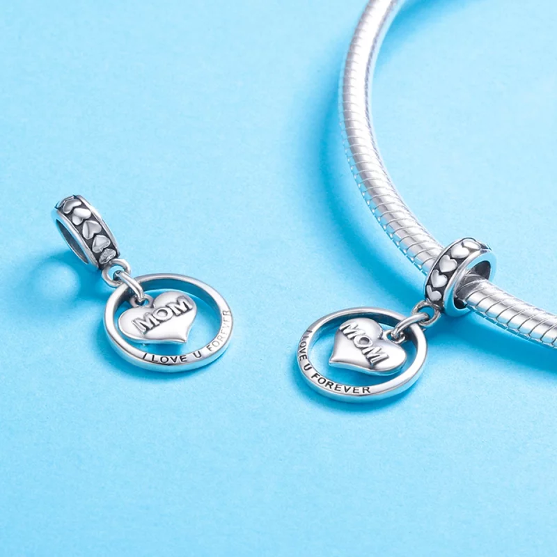 (image pour) Charm Pendant Style PANDORA Maman d'amour - SCC649 - Afficher 5