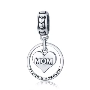 (image pour) Charm Pendant Style PANDORA Maman d'amour - SCC649