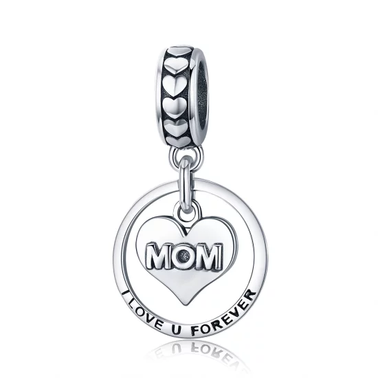 (image pour) Charm Pendant Style PANDORA Maman d'amour - SCC649