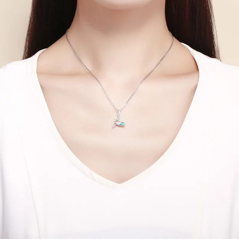 (image pour) Charm Pendant Style PANDORA Martin-pêcheur - SCC991 - Afficher 5