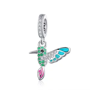 (image pour) Charm Pendant Style PANDORA Martin-pêcheur - SCC991