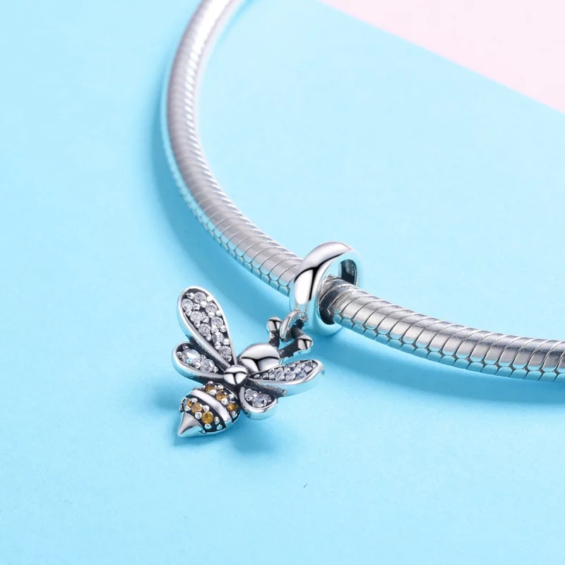 (image pour) Charm Pendant Style PANDORA Mon chéri - SCC821 - Afficher 3