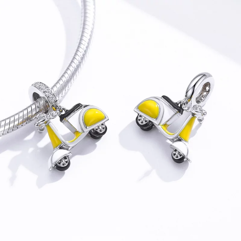 (image pour) Charm Pendant Style PANDORA Moto - BSC136 - Afficher 4
