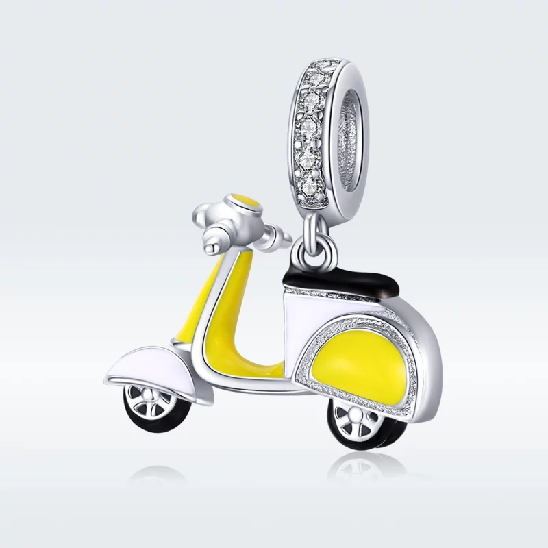(image pour) Charm Pendant Style PANDORA Moto - BSC136 - Afficher 5