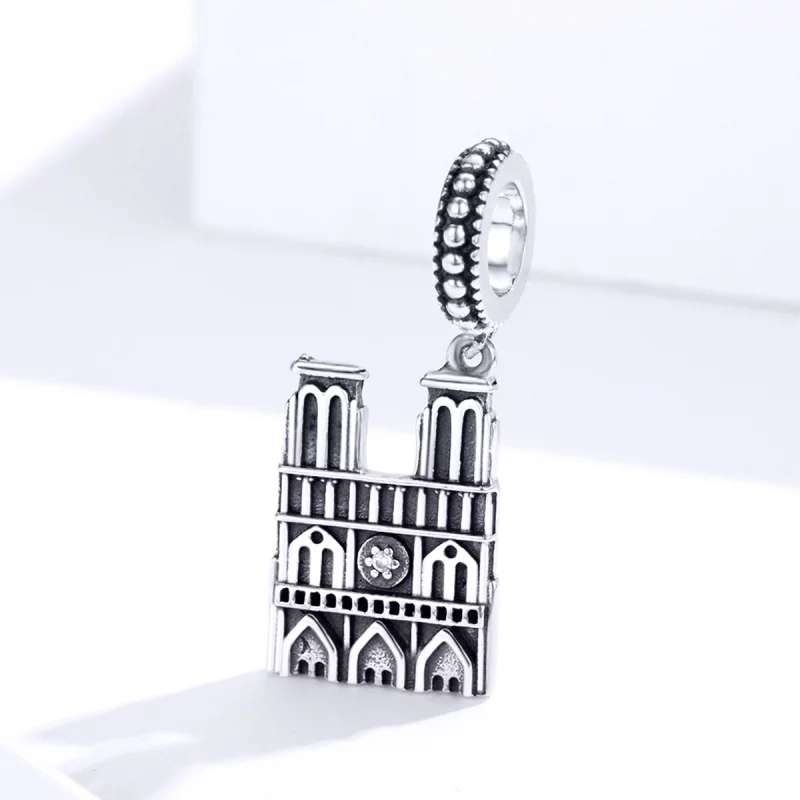 (image pour) Charm Pendant Style PANDORA Motre Dame De Paris - SCC1328 - Afficher 2
