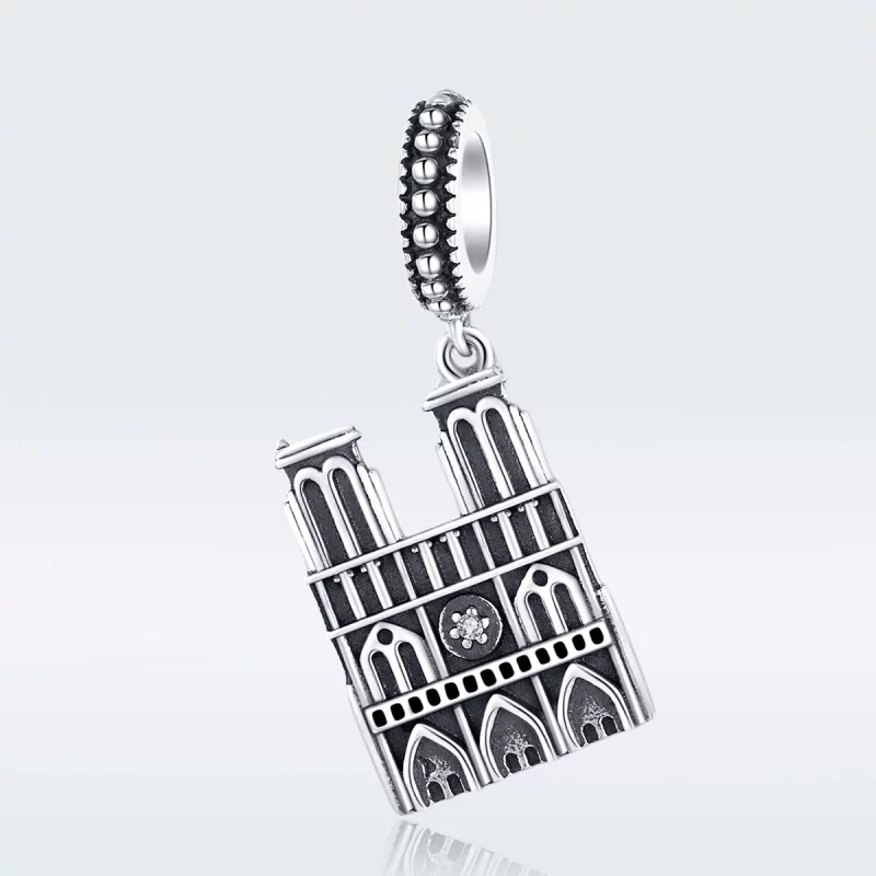 (image pour) Charm Pendant Style PANDORA Motre Dame De Paris - SCC1328 - Afficher 5