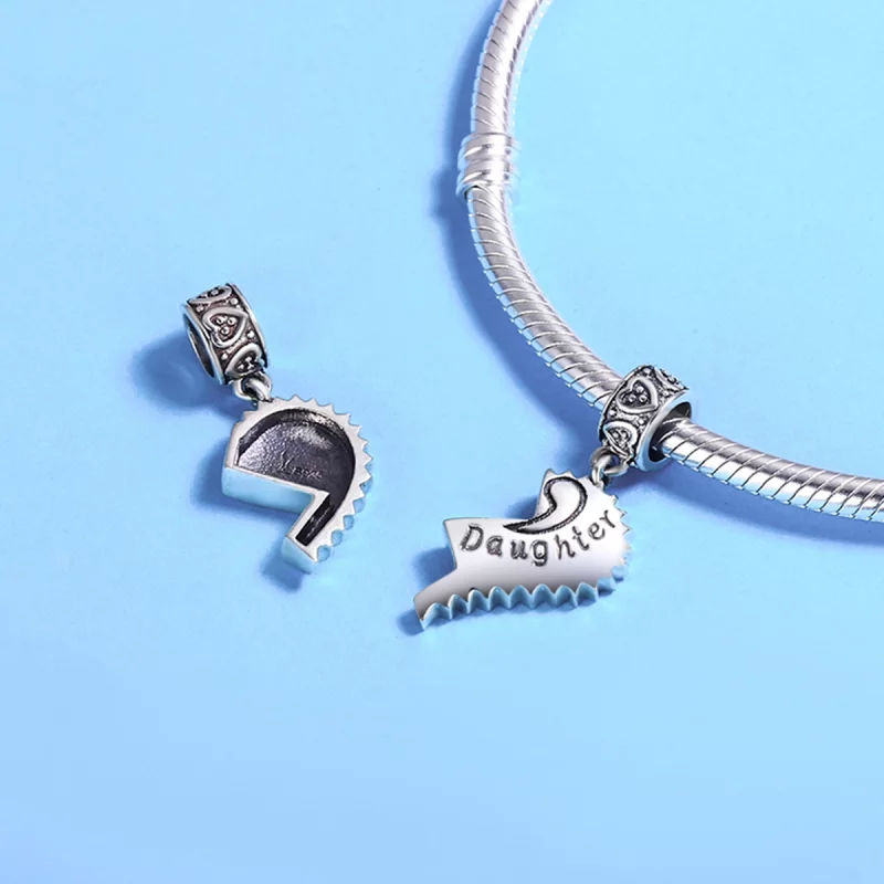 (image pour) Charm Pendant Style PANDORA Mère et fille - SCC427 - Afficher 6