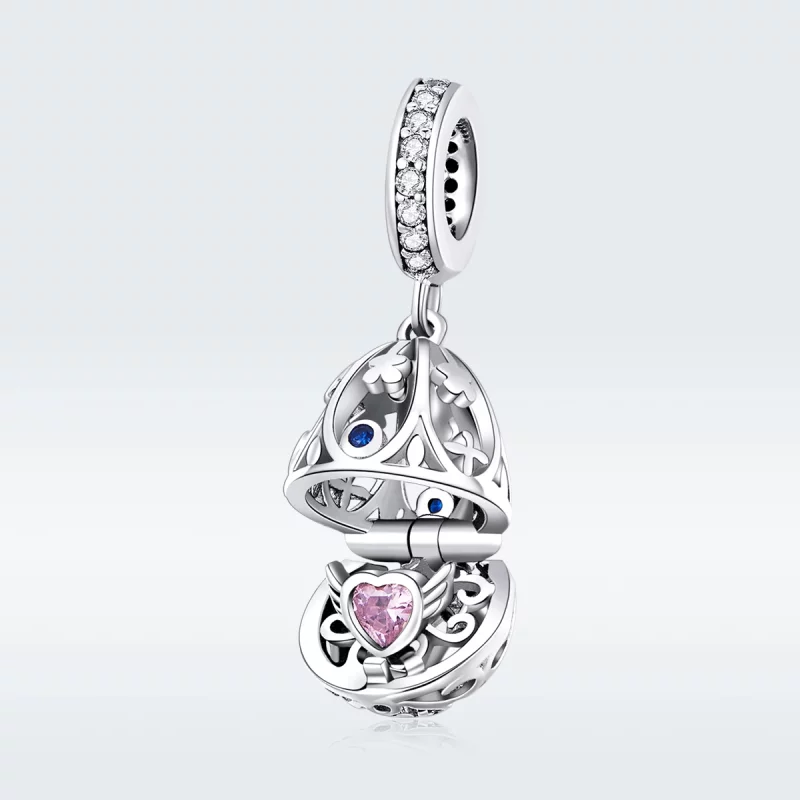 (image pour) Charm Pendant Style PANDORA Oeuf de Pâques avec trésor - SCC1465 - Afficher 5