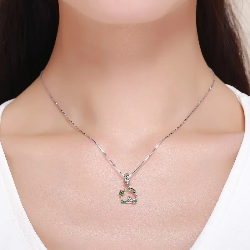(image pour) Charm Pendant Style PANDORA Oiseau de printemps - SCC645 - Afficher 5