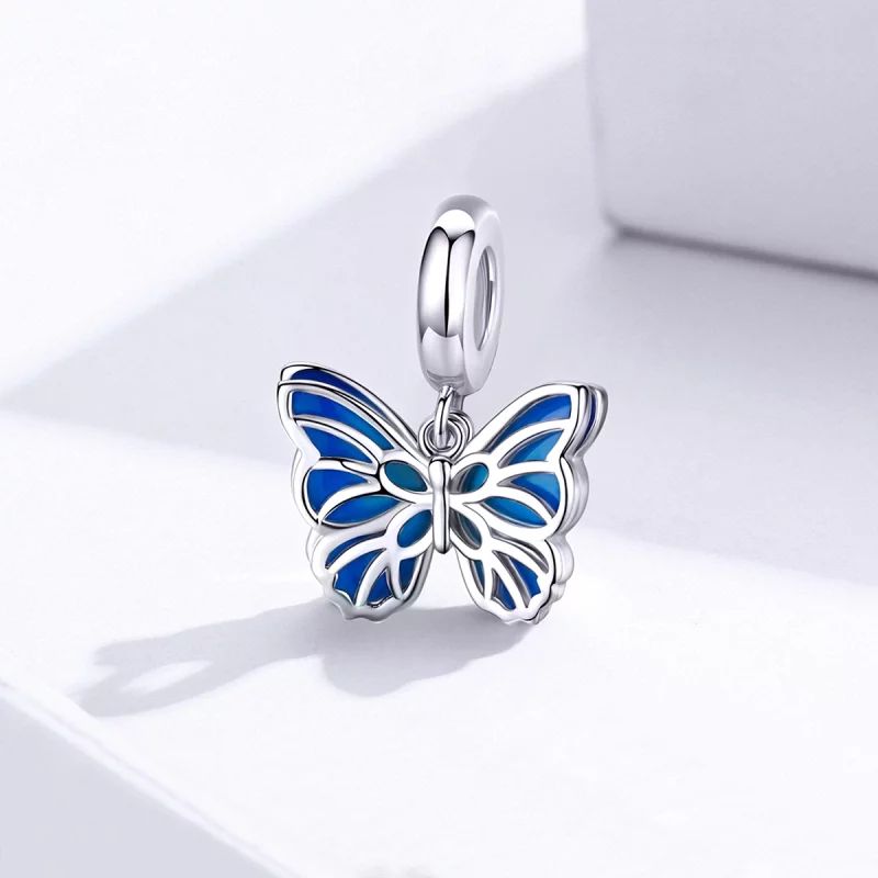 (image pour) Charm Pendant Style PANDORA Papillon - BSC149 - Afficher 2