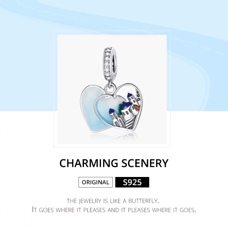 (image pour) Charm Pendant Style PANDORA Paysage de charme - SCC1742 - Afficher 6