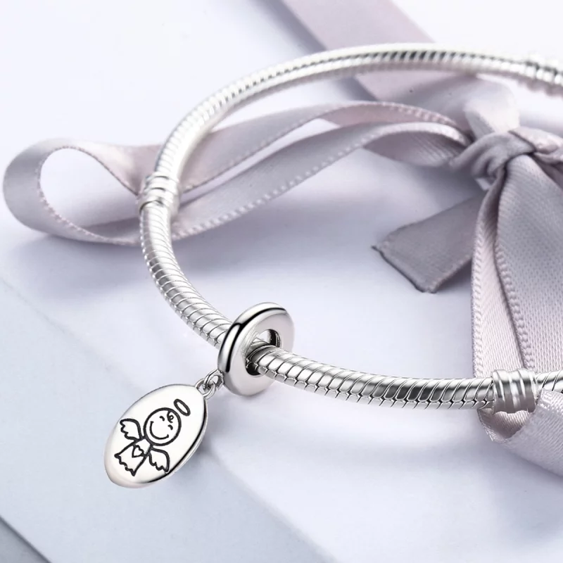 (image pour) Charm Pendant Style PANDORA Perte du nourrisson Fausse couche - SCC328 - Afficher 4