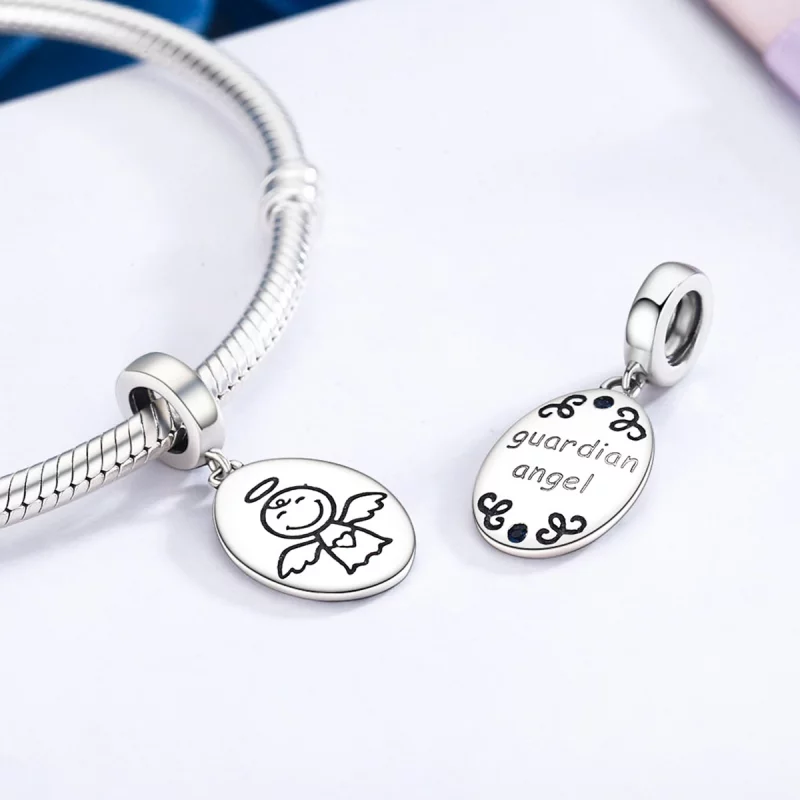 (image pour) Charm Pendant Style PANDORA Perte du nourrisson Fausse couche - SCC328 - Afficher 5