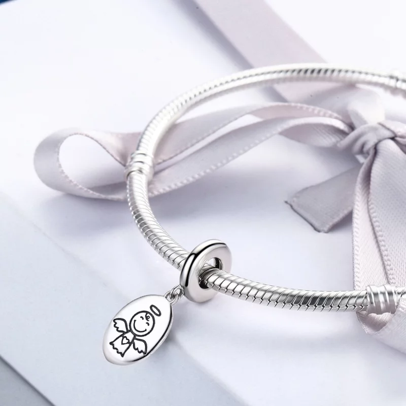 (image pour) Charm Pendant Style PANDORA Perte du nourrisson Fausse couche - SCC328 - Afficher 7