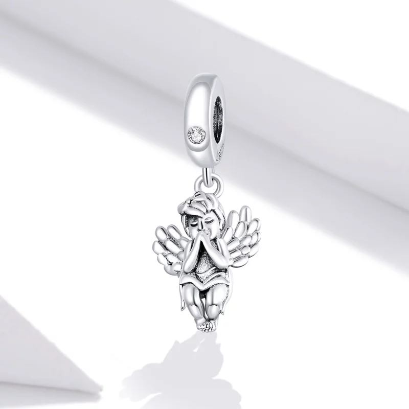 (image pour) Charm Pendant Style PANDORA Petit ange - SCC1686 - Afficher 2