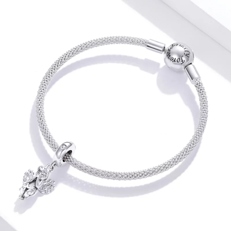 (image pour) Charm Pendant Style PANDORA Petit ange - SCC1686 - Afficher 3