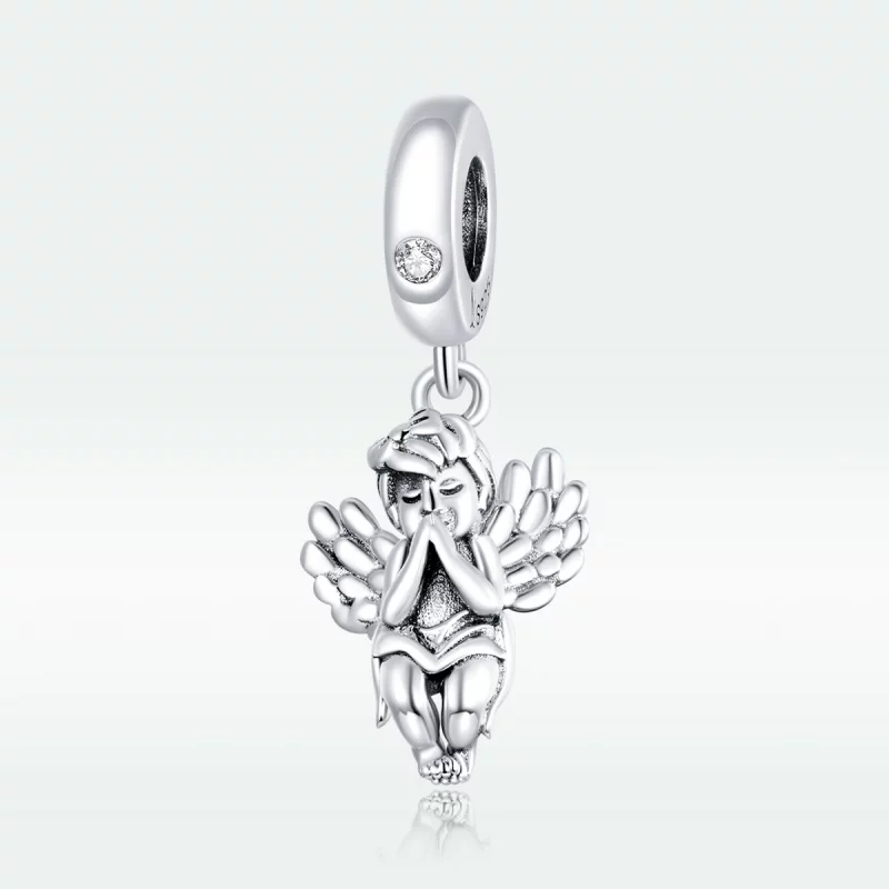 (image pour) Charm Pendant Style PANDORA Petit ange - SCC1686 - Afficher 5