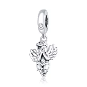 (image pour) Charm Pendant Style PANDORA Petit ange - SCC1686
