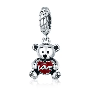 (image pour) Charm Pendant Style PANDORA Petit ours - SCC521