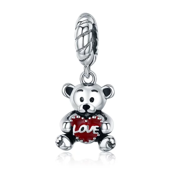 (image pour) Charm Pendant Style PANDORA Petit ours - SCC521