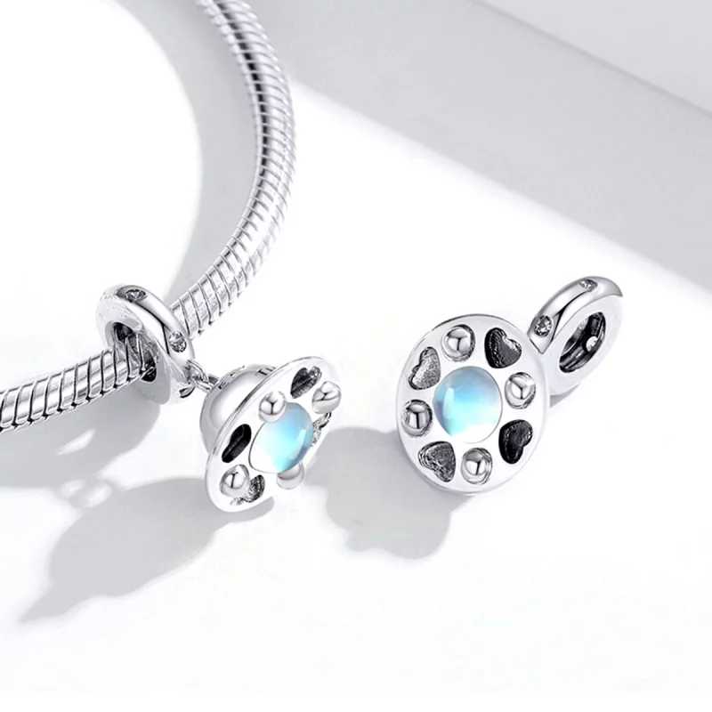 (image pour) Charm Pendant Style PANDORA Petit vaisseau spatial - SCC1696 - Afficher 4