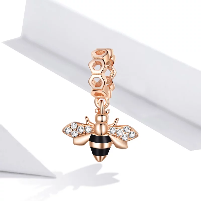 (image pour) Charm Pendant Style PANDORA Petite abeille - BSC370 - Afficher 2