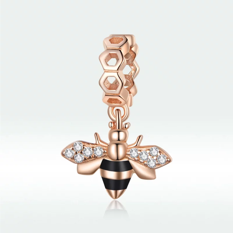 (image pour) Charm Pendant Style PANDORA Petite abeille - BSC370 - Afficher 5