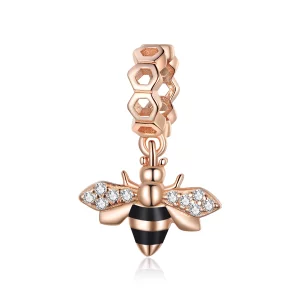 (image pour) Charm Pendant Style PANDORA Petite abeille - BSC370
