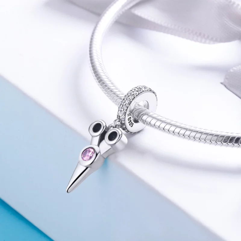 (image pour) Charm Pendant Style PANDORA Petits ciseaux de coiffeur - SCC656 - Afficher 4