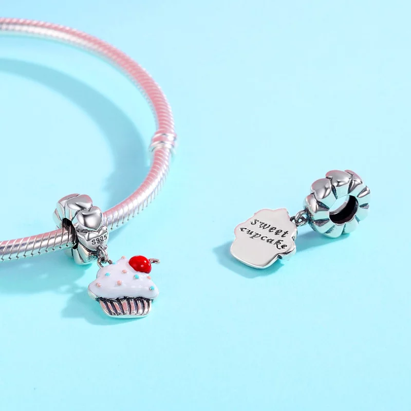 (image pour) Charm Pendant Style PANDORA Petits gâteaux - SCC350 - Afficher 5