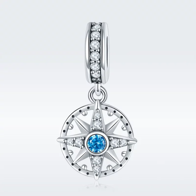 (image pour) Charm Pendant Style PANDORA Polaris - SCC847 - Afficher 3