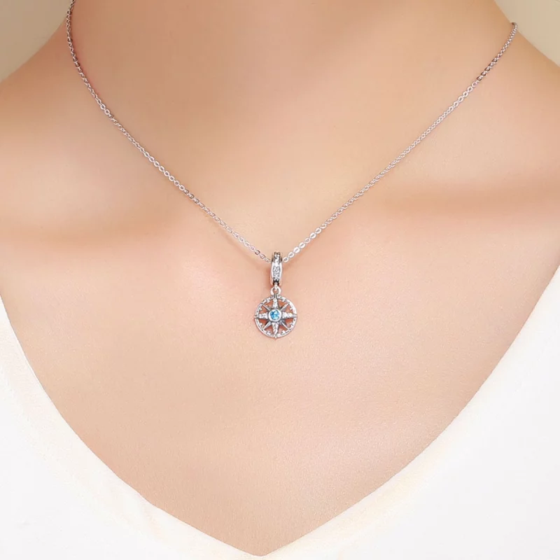 (image pour) Charm Pendant Style PANDORA Polaris - SCC847 - Afficher 5