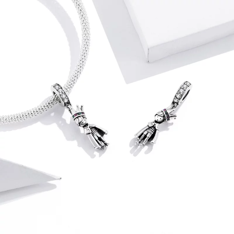 (image pour) Charm Pendant Style PANDORA Prince de la mer - SCC1584 - Afficher 4