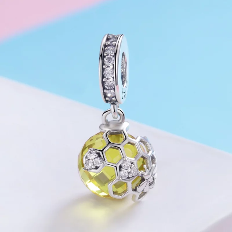 (image pour) Charm Pendant Style PANDORA Rayon de miel - SCC879 - Afficher 2