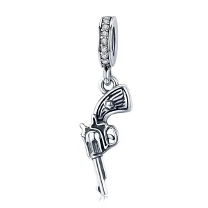 Charm Pendant Style PANDORA Revolver - SCC508 (image pour) Charm Pendant Style PANDORA Revolver - SCC508