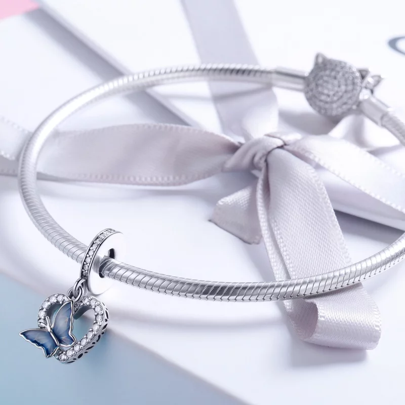 (image pour) Charm Pendant Style PANDORA Rêve de papillon - SCC818 - Afficher 4