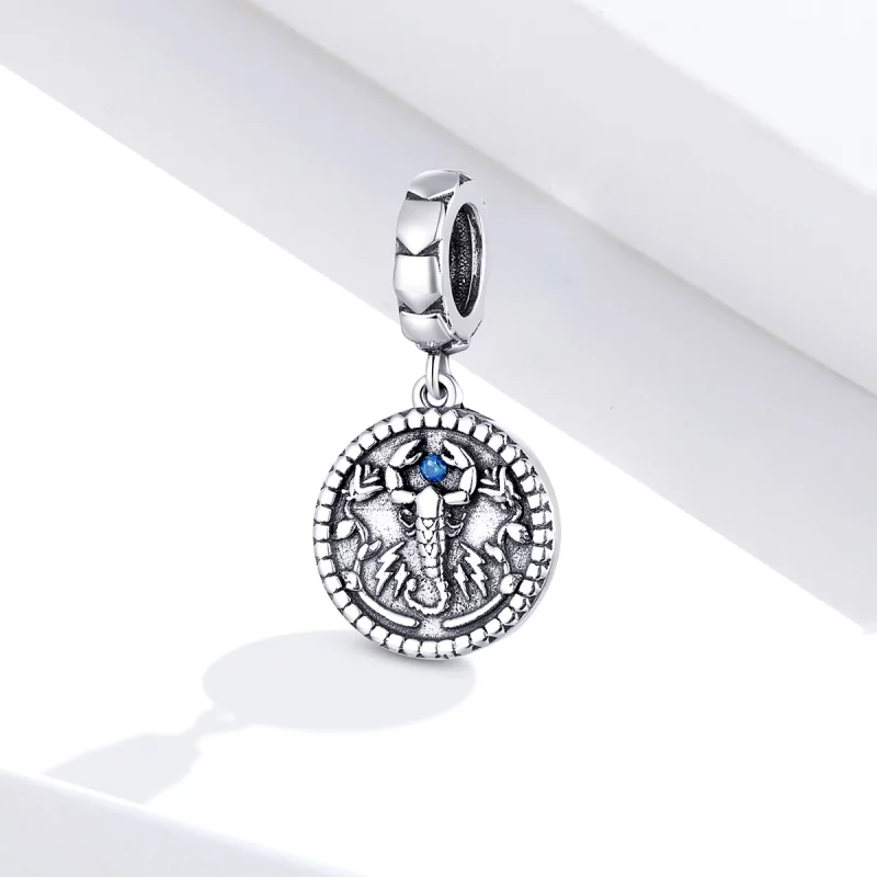 (image pour) Charm Pendant Style PANDORA Scorpion mystérieux - SCC1503 - Afficher 2