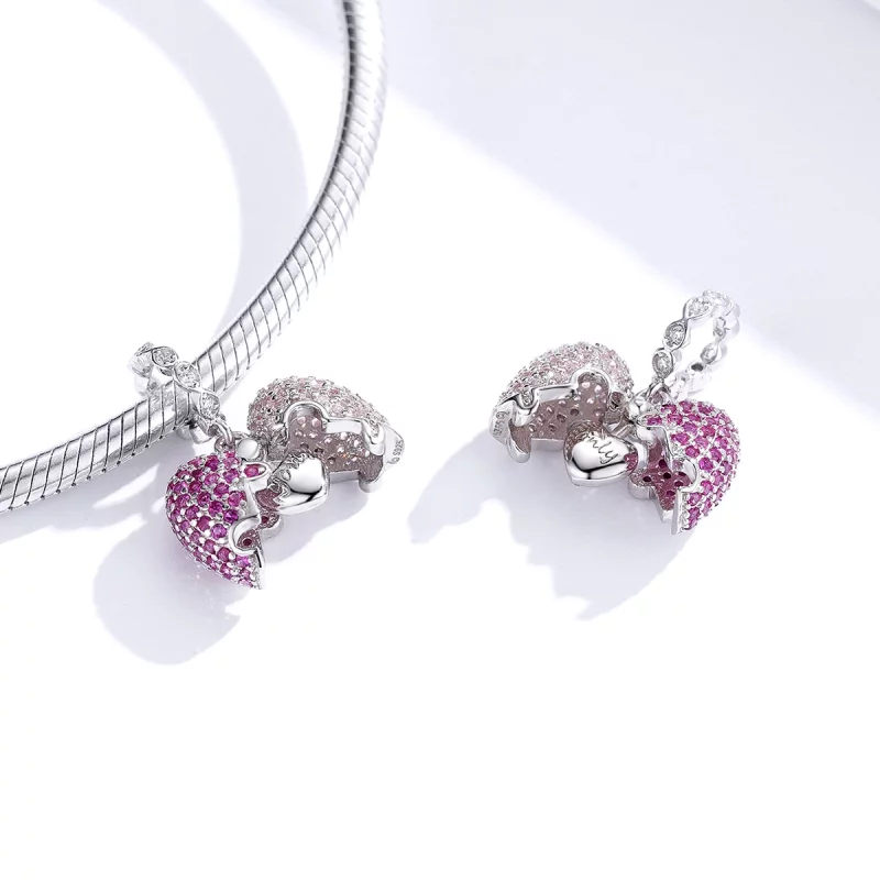 (image pour) Charm Pendant Style PANDORA Seulement toi - BSC282 - Afficher 2