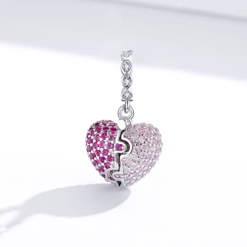 (image pour) Charm Pendant Style PANDORA Seulement toi - BSC282 - Afficher 3